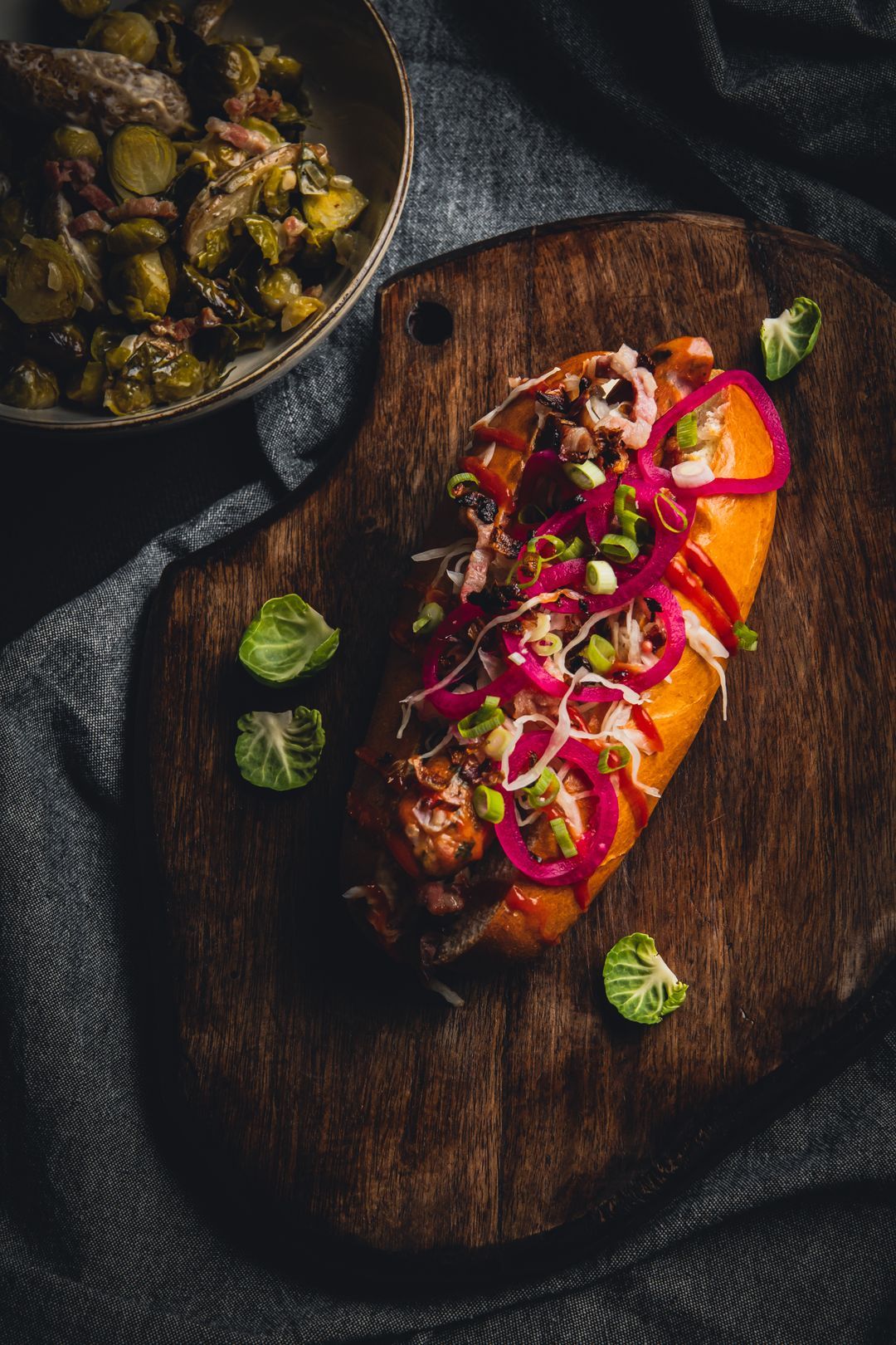 Haute Dog with sauerkraut