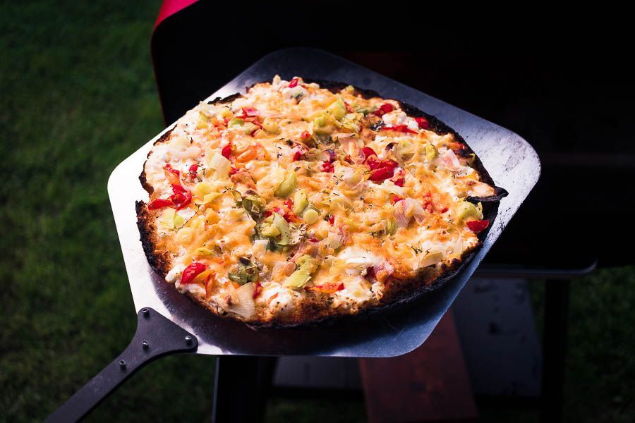 3 cheese bread with roasted leek - #Fastpizza