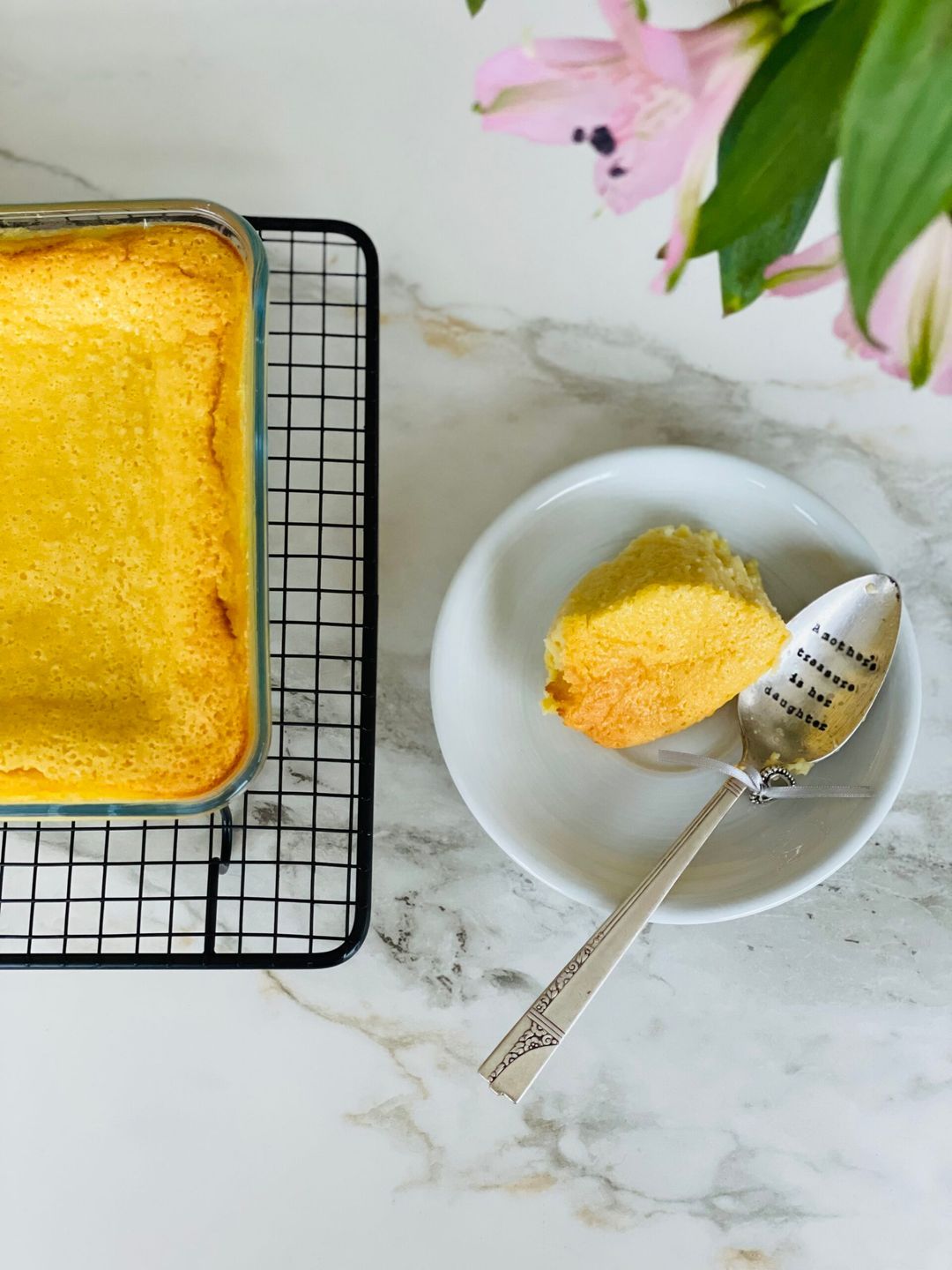 Pudding time: coconut pudding with lemon