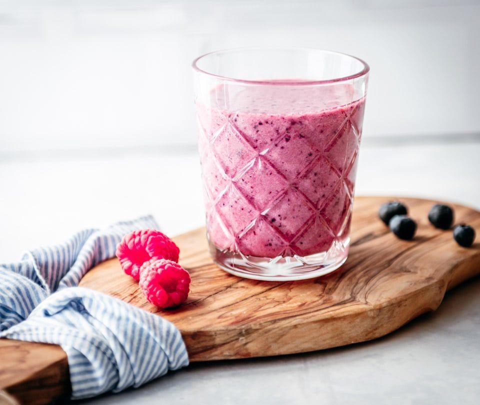 Smoothie red fruit recipe