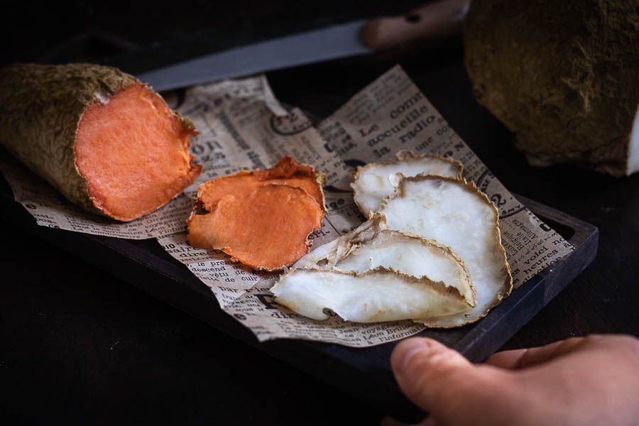 Making smoked vegetable charcuterie