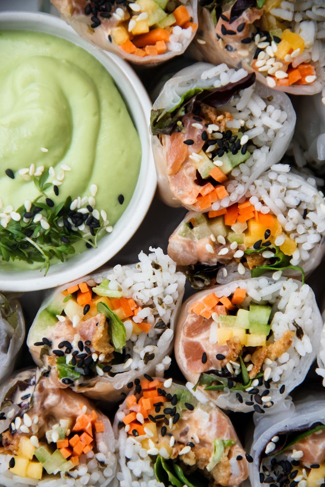 Sushi spring rolls
