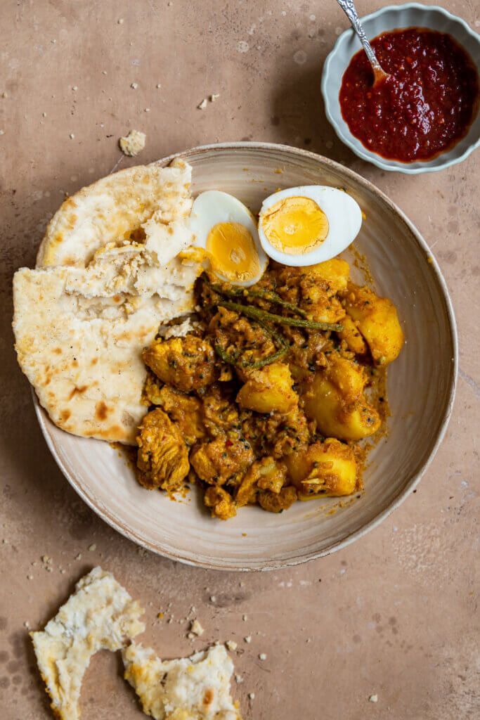 My version of Surinamese Roti