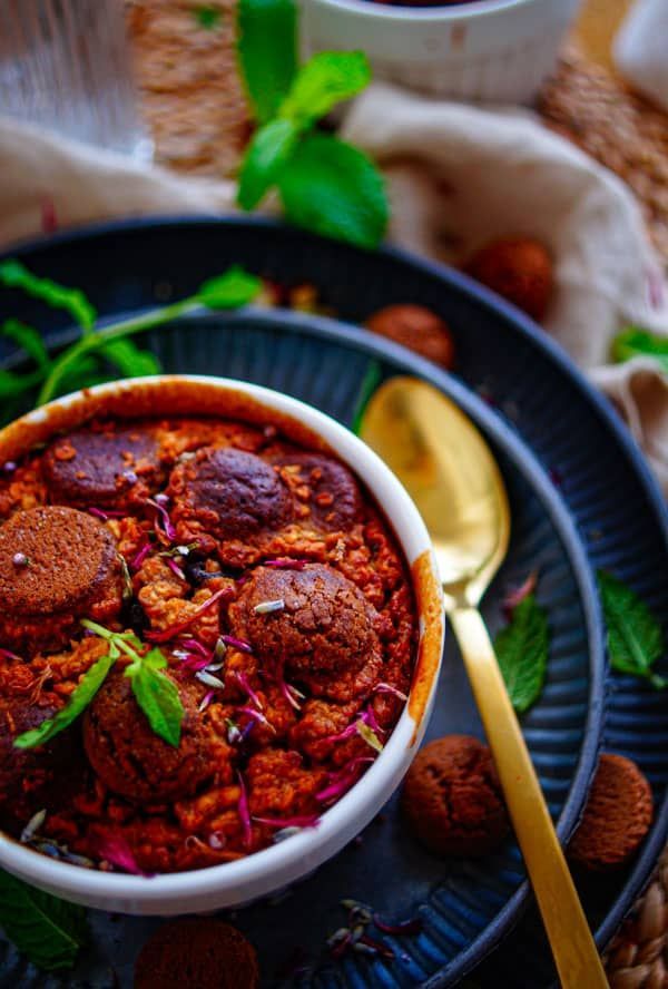 Oatmeal from the oven with kruidnoten
