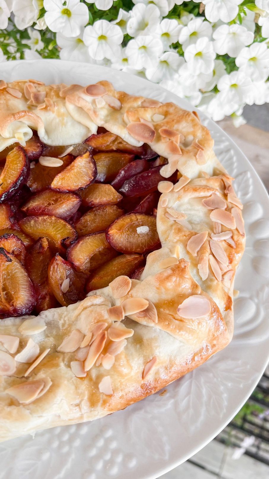 Plum galette
