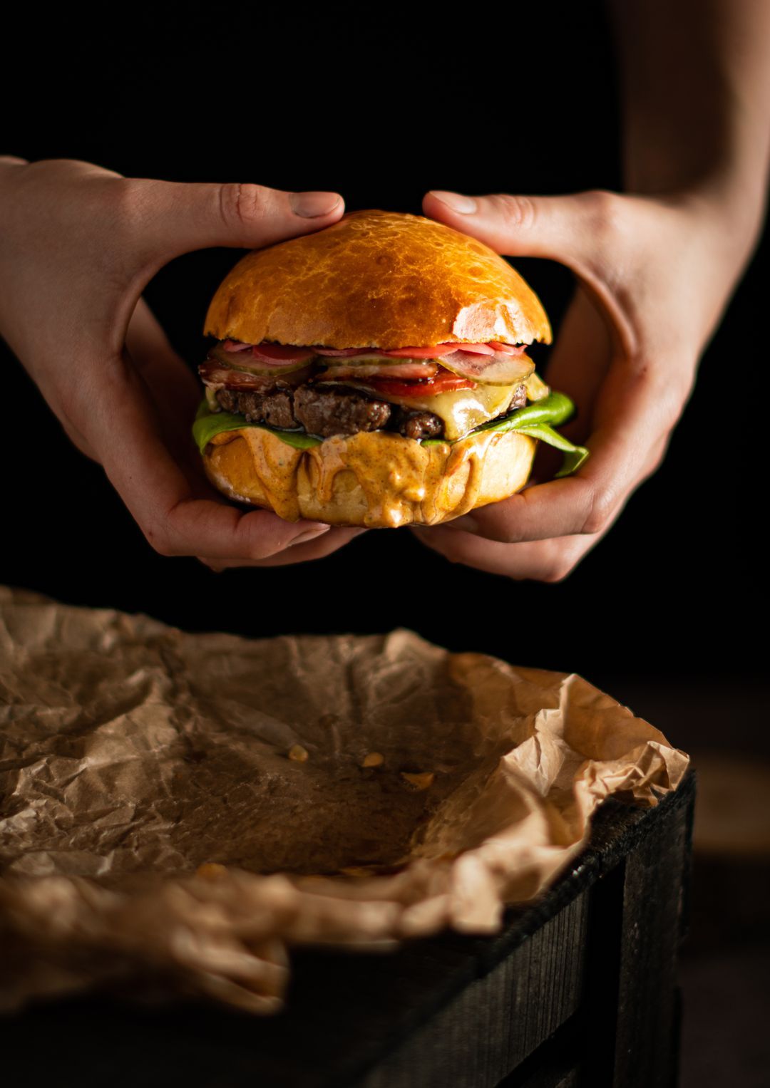 Juicy Brisket Burger