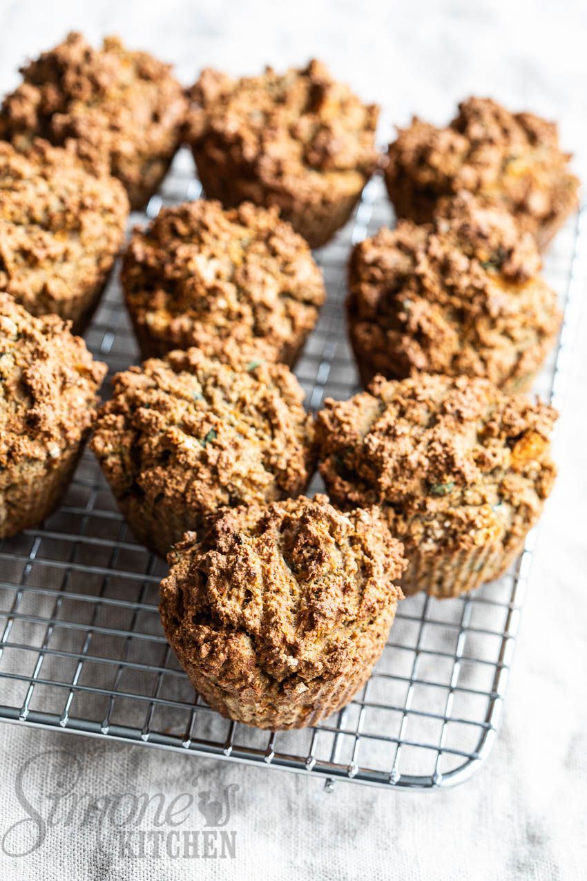 Sweet potato muffins with chufa