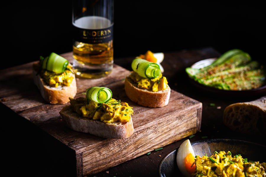 Smoked Egg Salad with Pulled Turkey - Royal Egg Salad