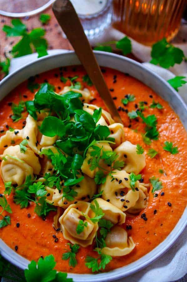 Roasted carrot soup