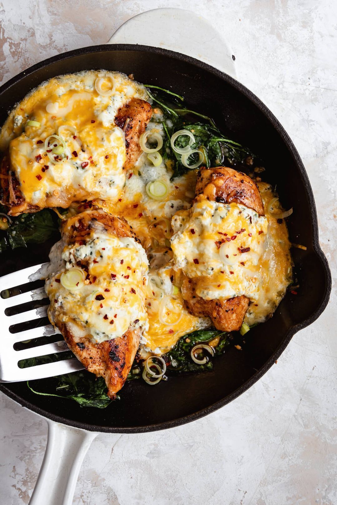 Chicken from the oven with cream cheese