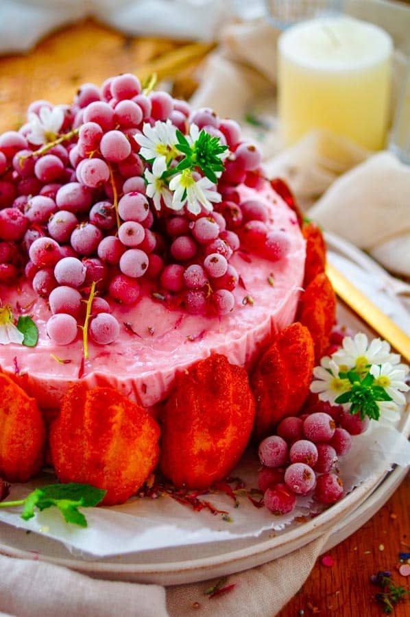 Cheesecake with red fruits