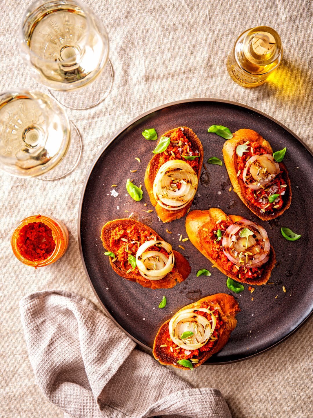 Bruschetta met ’nduja
