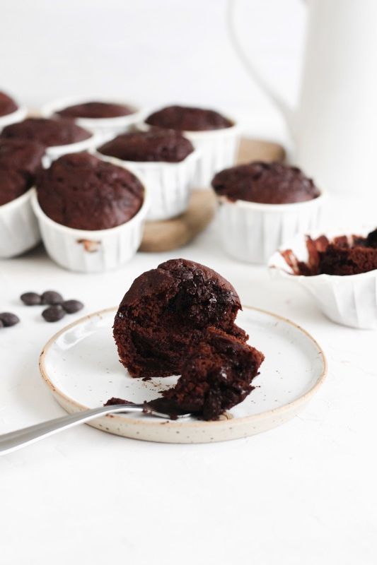 5-ingredient chocolate muffins