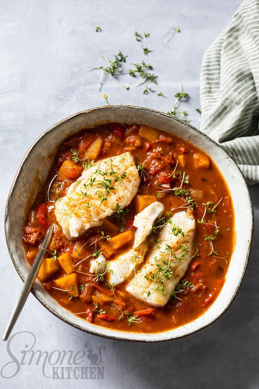 Moroccan fish dish from the tagine