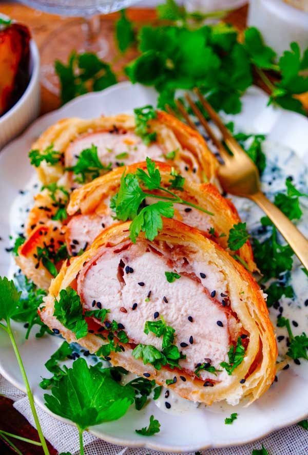 Chicken in Puff Pastry