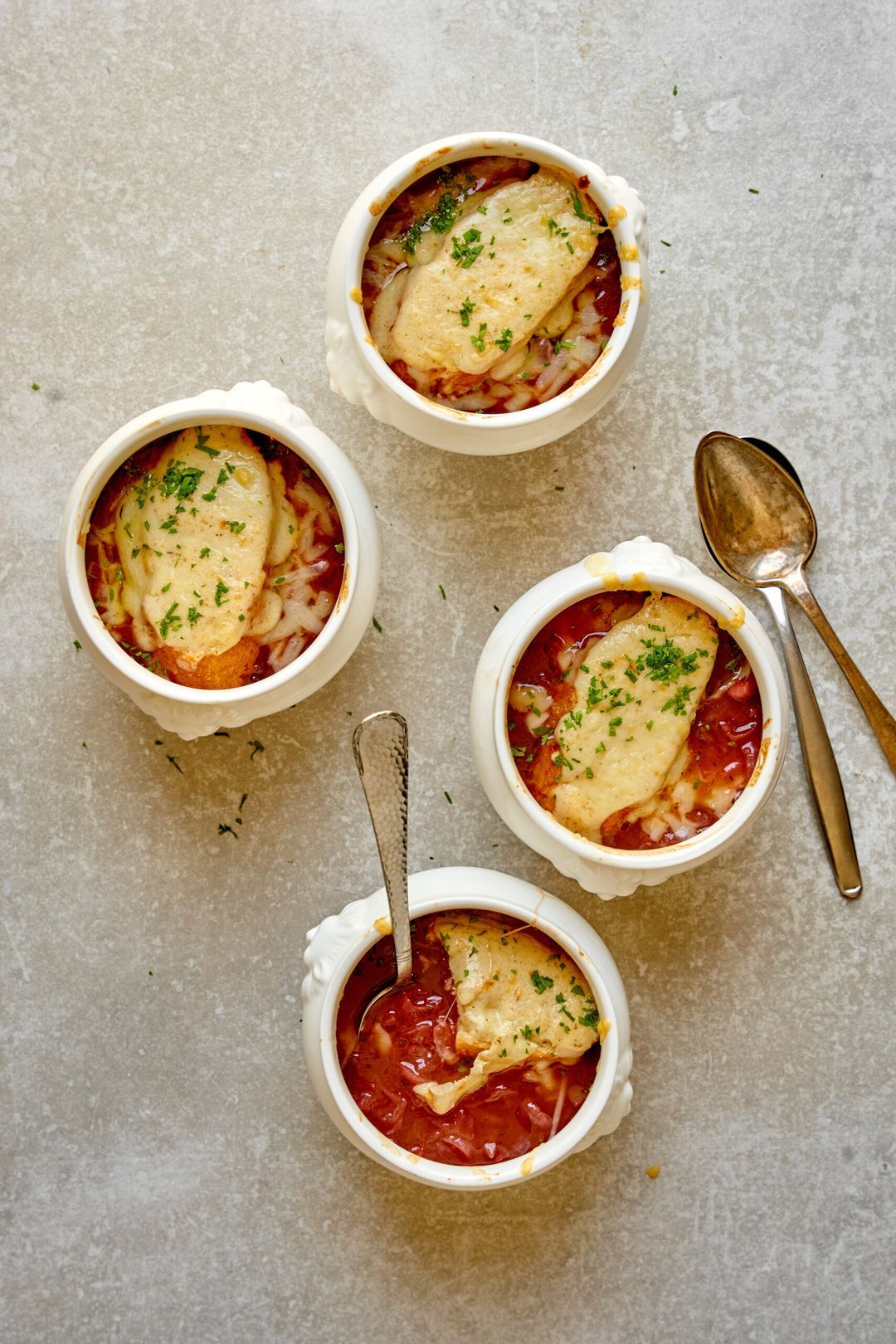 Classic onion soup with Madeira