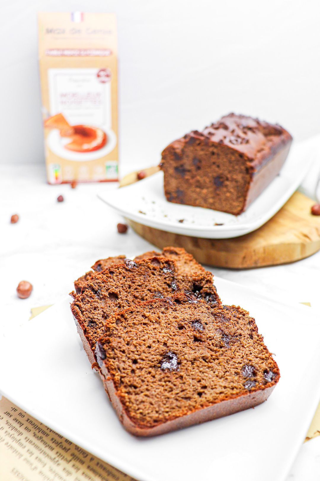 Hazelnut and chocolate cake