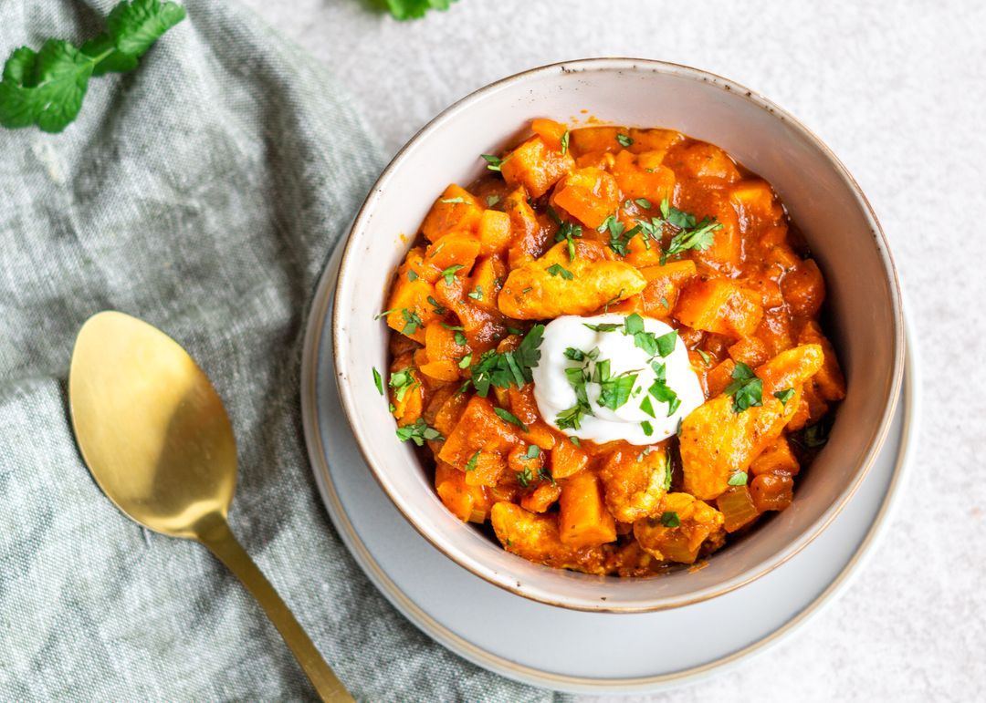 Moroccan stew with chicken