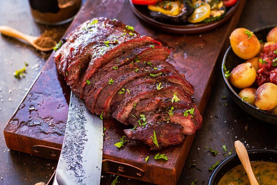 Reverse seared Beher Iberico Presa