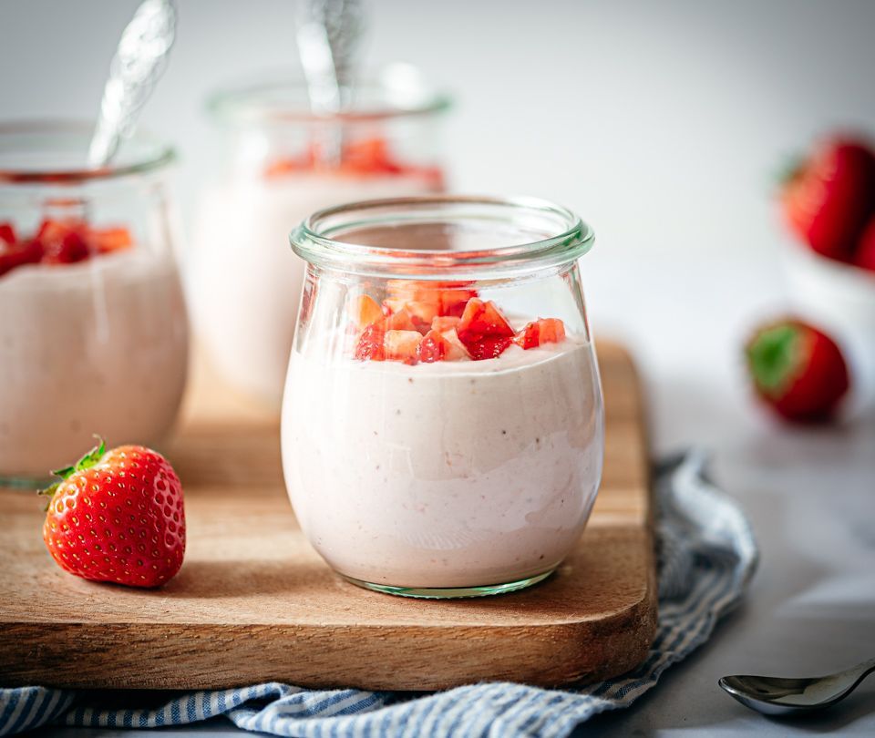 Strawberry mousse