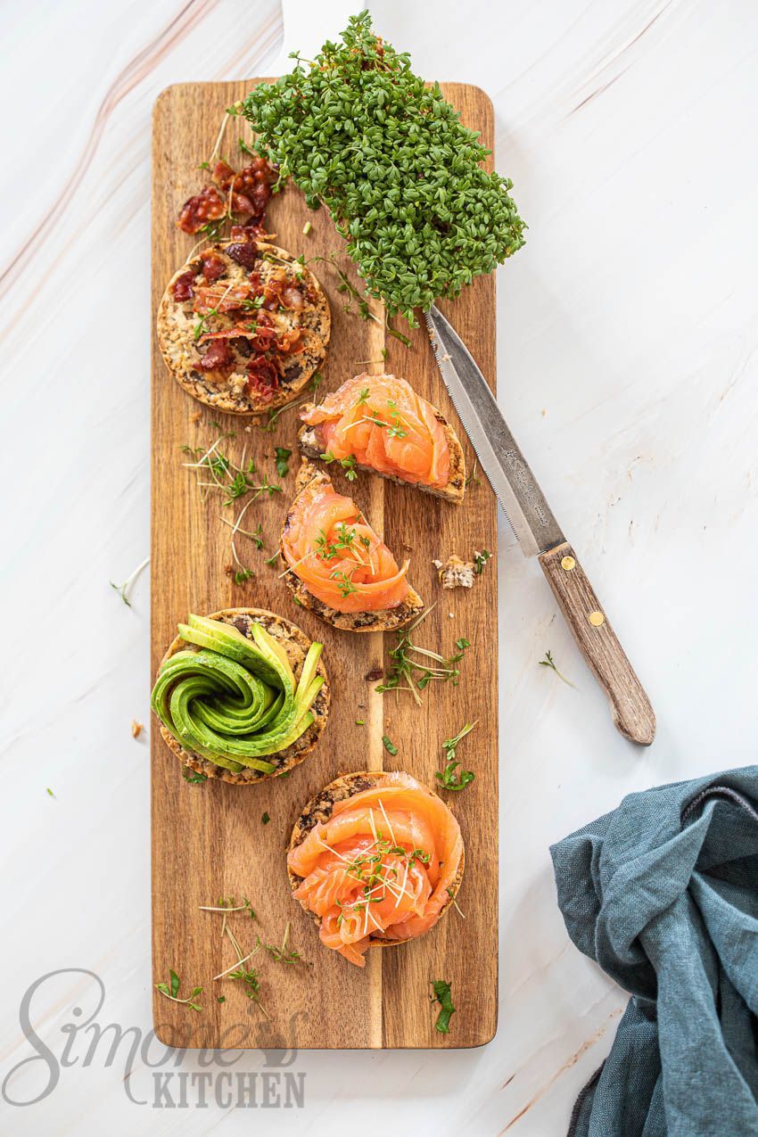 Mushroom rolls with almond flour